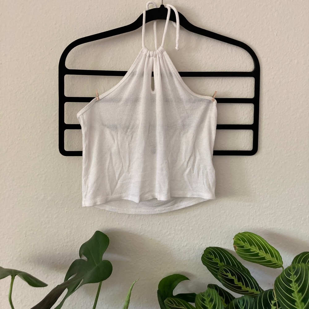Aeropostale white sleeveless top